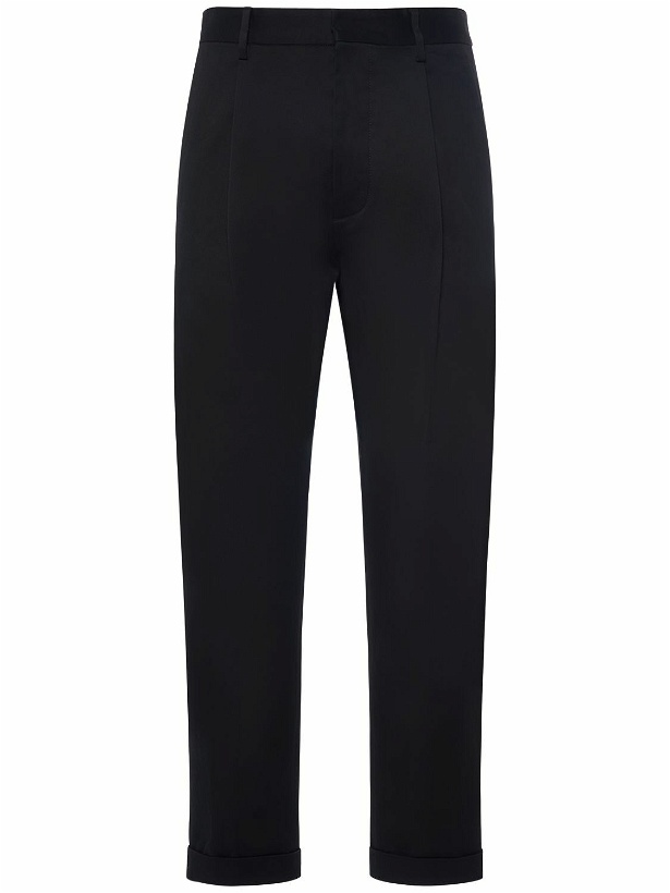 Photo: DSQUARED2 - Pleated Stretch Cotton Pants