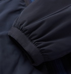 Moncler - Webbing-Trimmed Shell Hooded Down Jacket - Men - Navy