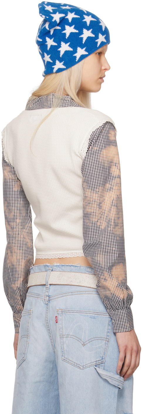 Gingham Check Cauliflower Polo
