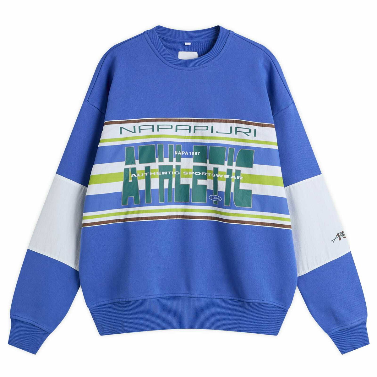 Napapijri Men's x Martine Rose Sweatshirt in Blue Dazzling