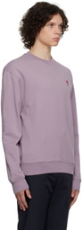 AMI Paris Purple Ami de Cœur Sweatshirt