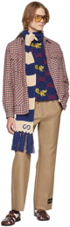 Gucci Multicolor Freya Hartas Edition Check Embroidery Jacket