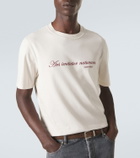 Brunello Cucinelli Printed cotton jersey T-shirt