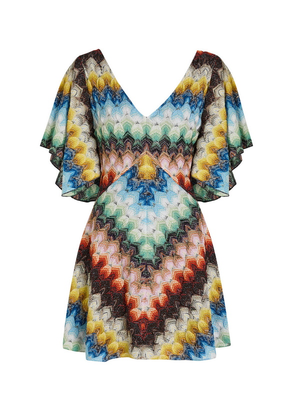 Photo: Missoni Patterned Lace Mini Dress Multicoloured
