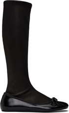 ABRA Black Ballerina Tall Boots