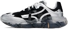 Moschino Black Mesh Teddy Transparent Sole Sneakers