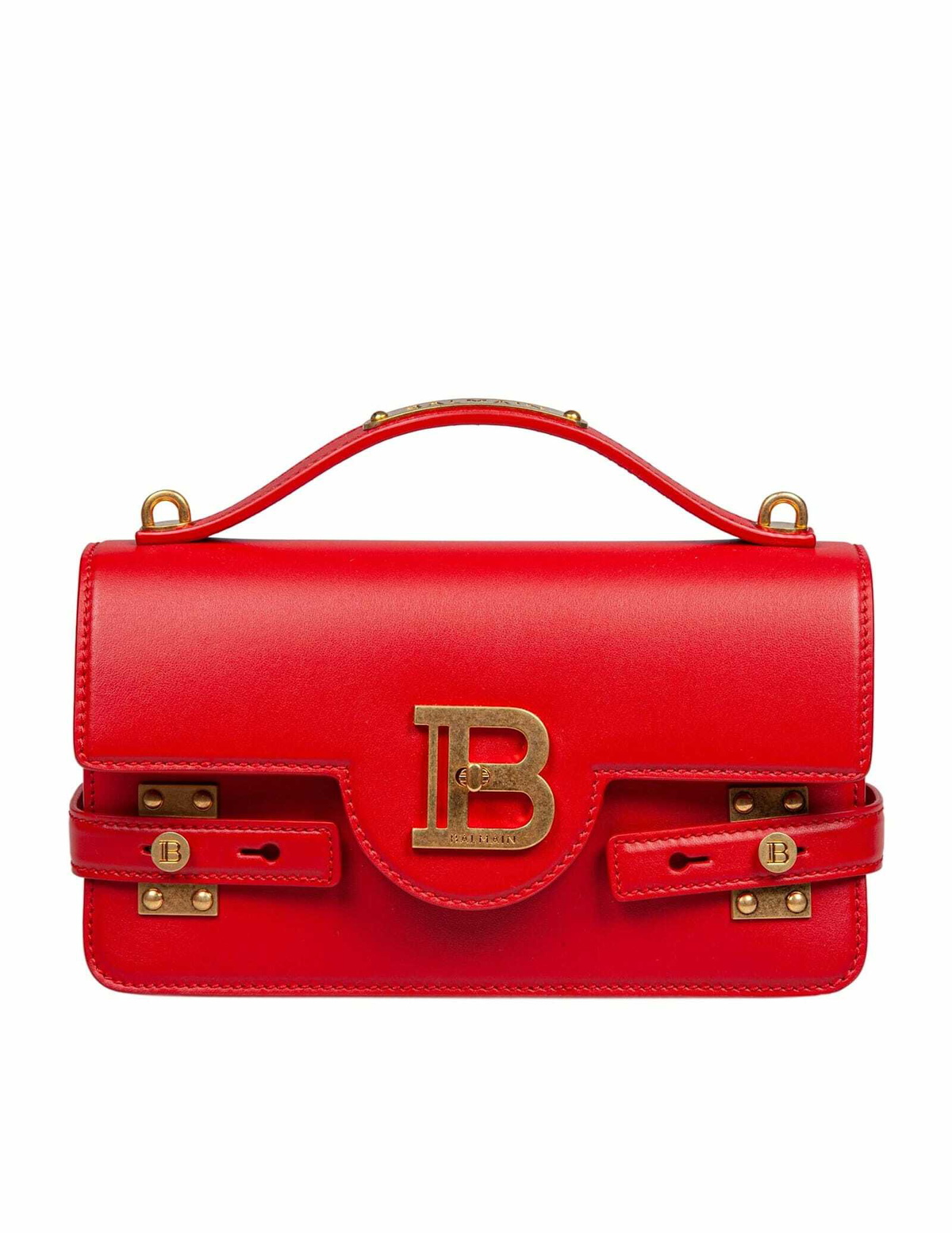 【送料&関税込】Balmain B Buzz 24 Shoulder Bag In Rose-pink Balmain B Buzz 24 Shoulder Bag In Rose-pink Leather