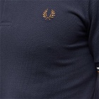 Fred Perry Authentic Men's Twin Tipped Polo Shirt - Made in England in Navy/Ecru/Shaded Stone