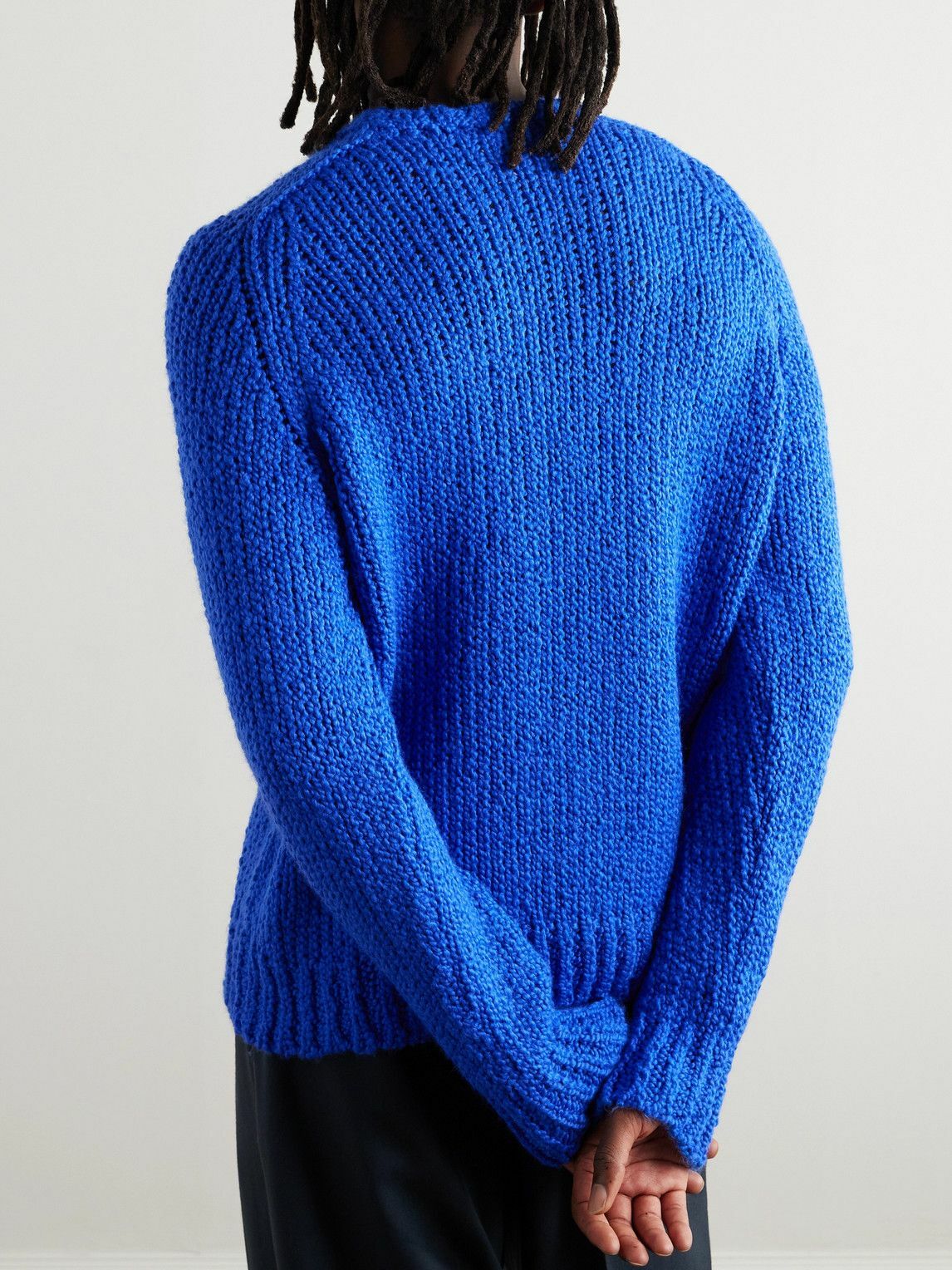 A Kind Of Guise - Chachani Oversized Alpaca-Blend Sweater - Blue A