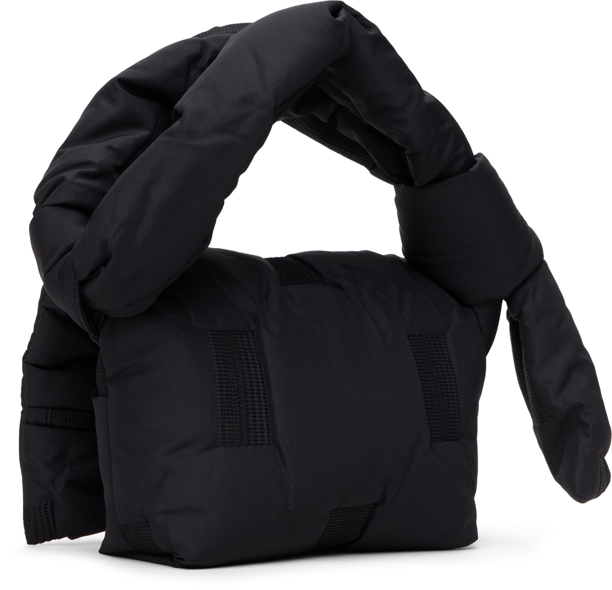 ISSEY MIYAKE Black Square Cushion Bag Issey Miyake Men