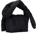 ISSEY MIYAKE Black Square Cushion Bag