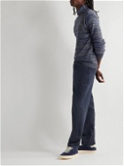 Richard James - Straight-Leg Cotton and Wool-Blend Trousers - Blue
