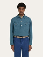 Ferragamo Mens Workwear shirt in Green