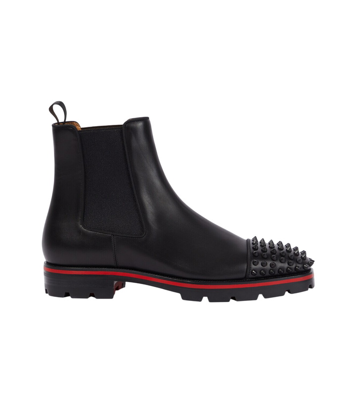 Photo: Christian Louboutin Melon Spikes leather Chelsea boots