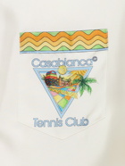 CASABLANCA - Tennis Club Print Silk S/s Shirt