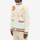 Casablanca Men's Casa Club Knit Jacket in Off-White