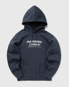 Pas Normal Studios Off Race Logo Hoodie Blue - Mens - Hoodies