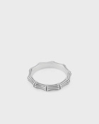 Serge De Nimes Silver Bamboo Ring Silver - Mens - Jewellery