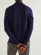 Loro Piana - Virgin Wool Polo Shirt - Blue