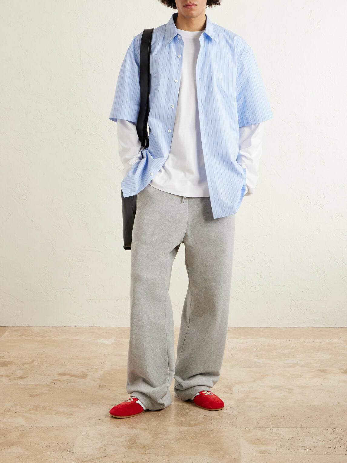 Dries Van Noten - Straight-Leg Cotton-Jersey Sweatpants - Gray
