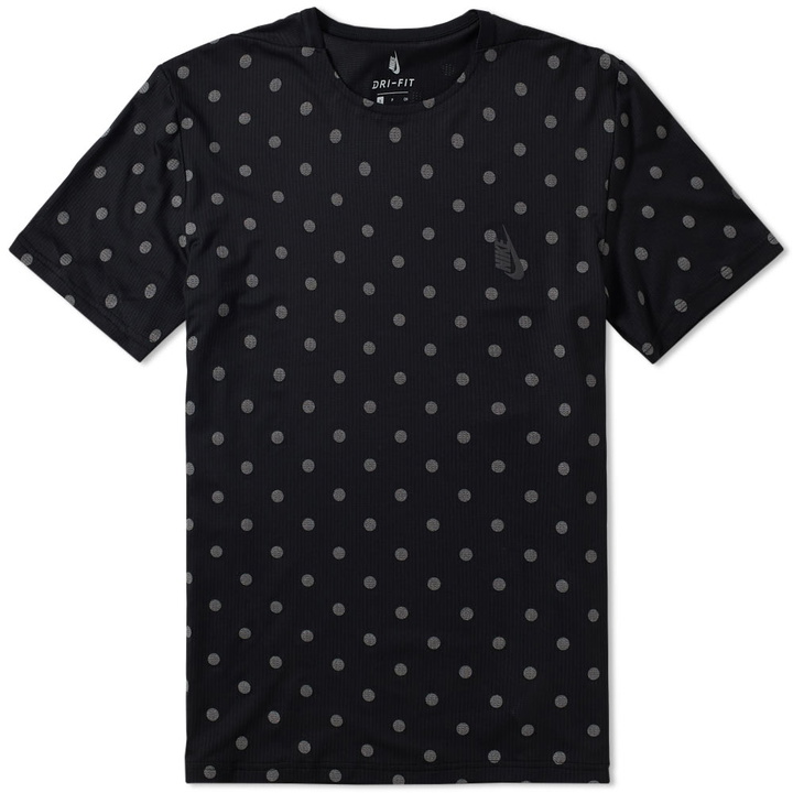 Photo: NikeLab Essential All Over Print Polka Dot Tee