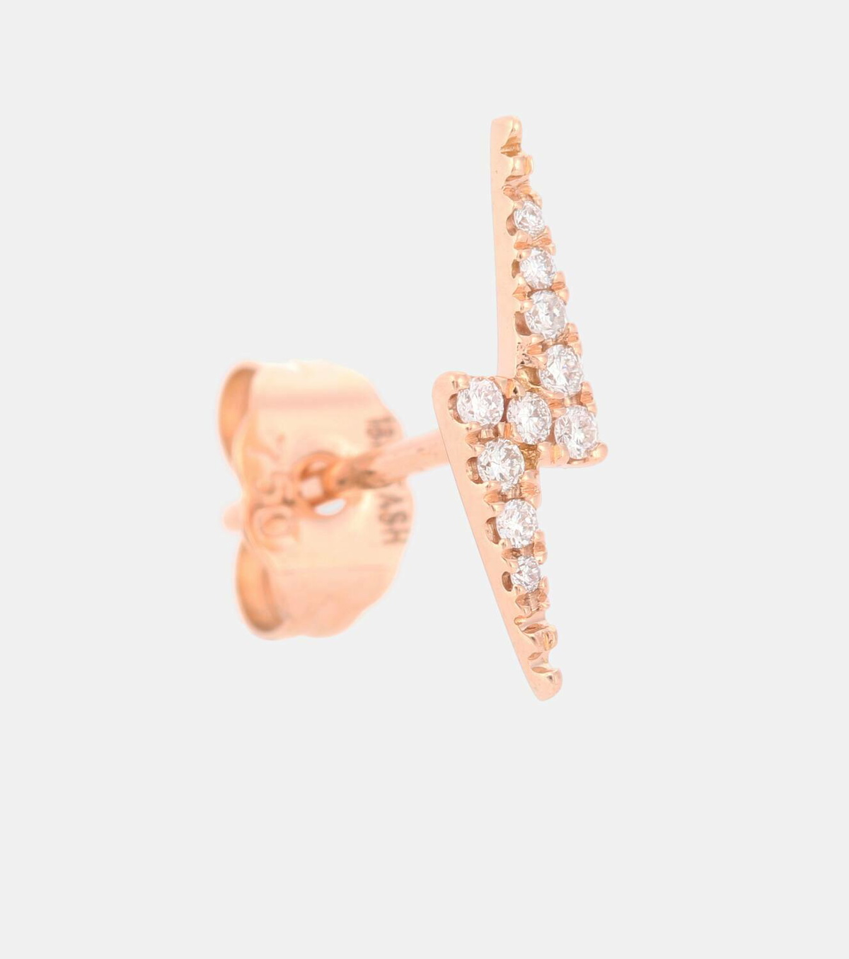 国内発| MARIA TASH Lightning Bolt 18K ダイヤモンド ピアス Maria Tash 18ct 11mm Diamond Lightning Bolt Threaded Stud
