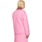 Burberry Pink Quilted Dranefield Jacket