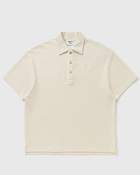 Bstn Brand Oversized Waffle Polo Shirt Beige - Mens - Polos