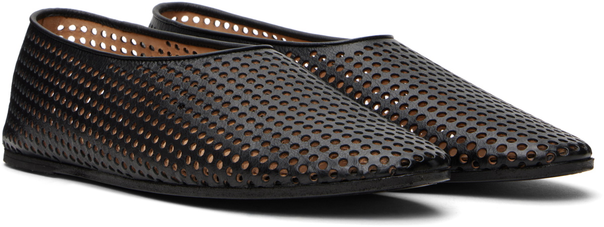 Marsèll Black Coltellaccio Forata Slippers