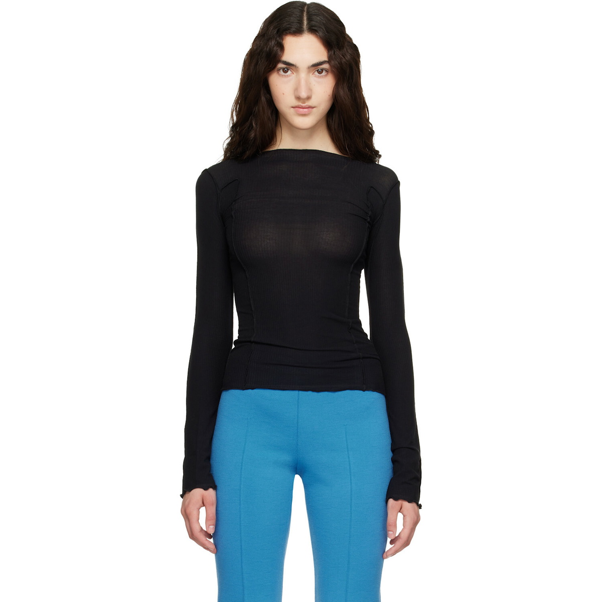 Baserange Black Omato Long Sleeve T-shirt
