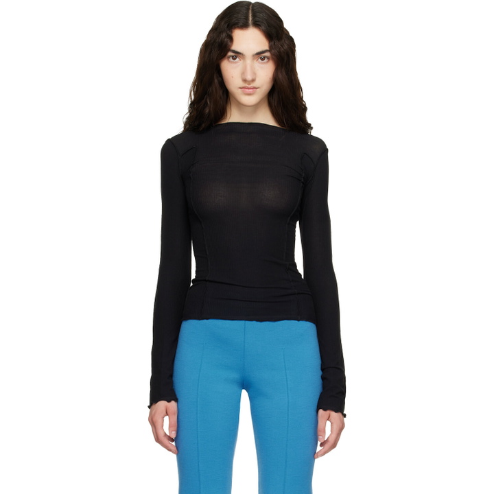 Photo: Baserange Black Omato Long Sleeve T-shirt