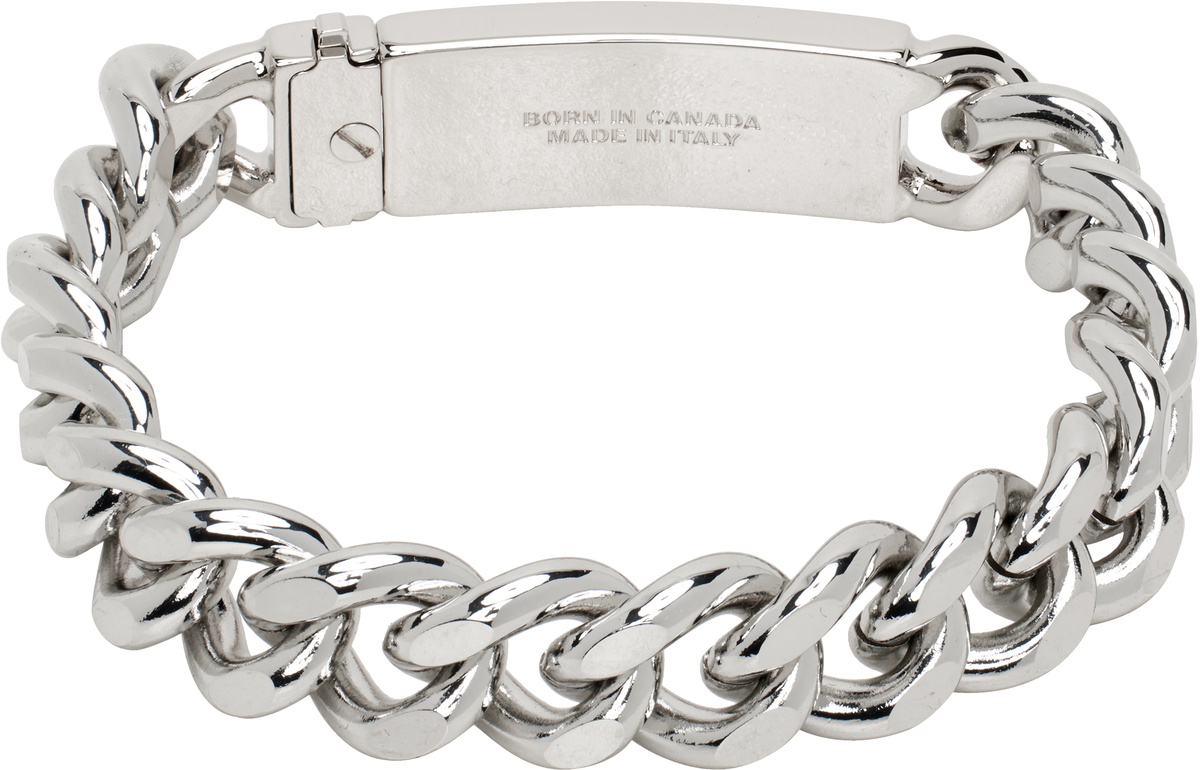 Lサイズ　DSQUARED2 シルバー　ブレスレット Dsquared2 Silver Chained2 Bracelet Dsquared2