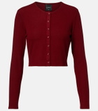 Leset Lauren cropped jersey cardigan