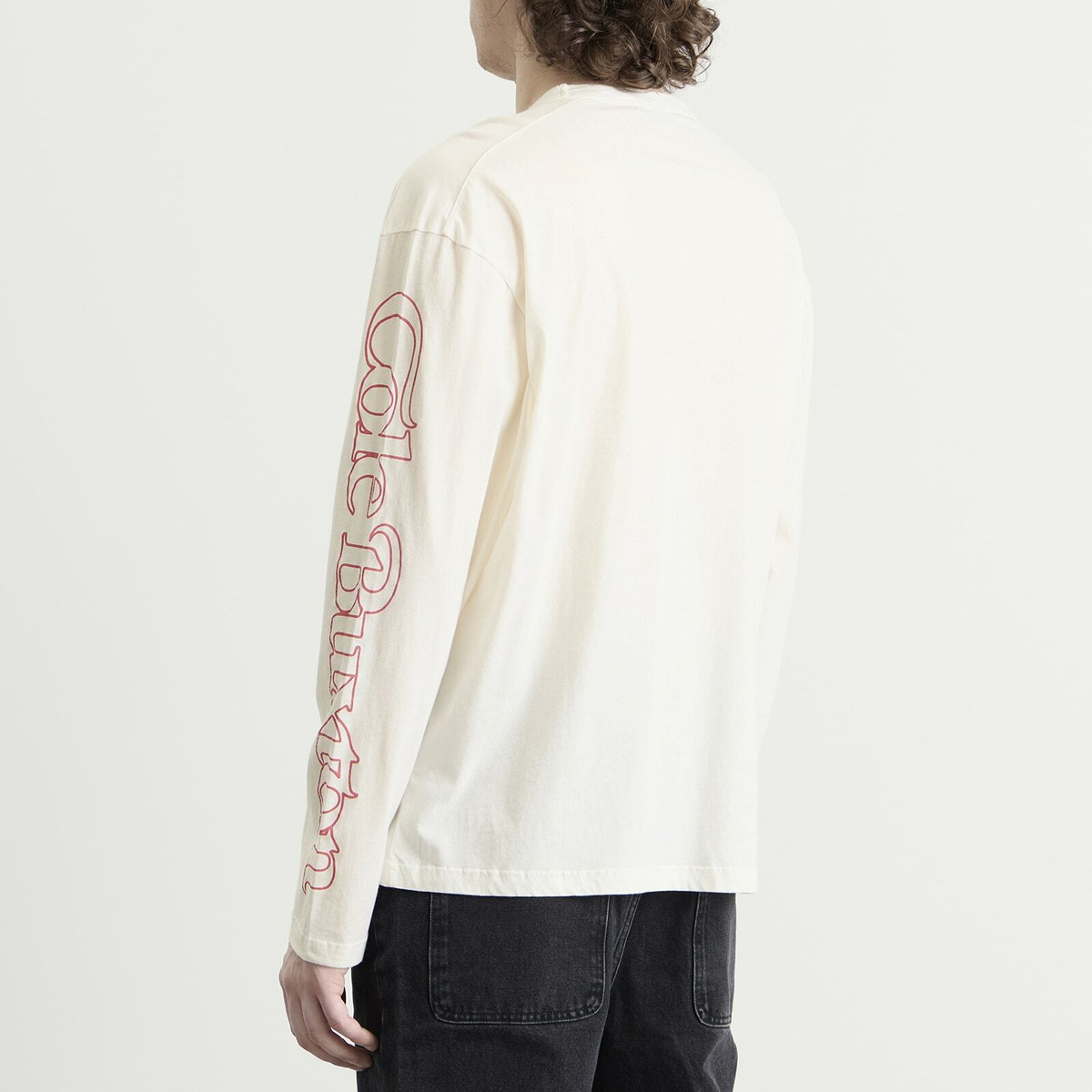 Cole Buxton Men's Rodeo Pro Longsleeve in Vintage Whitalye/Red