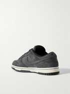 Nike - Dunk Low PRM Suede and Full-Grain Leather Sneakers - Black