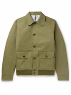 Incotex - Cotton-Gabardine Blouson Jacket - Green