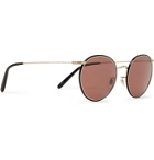 Oliver Peoples - Round-Frame Titanium Sunglasses - Gold