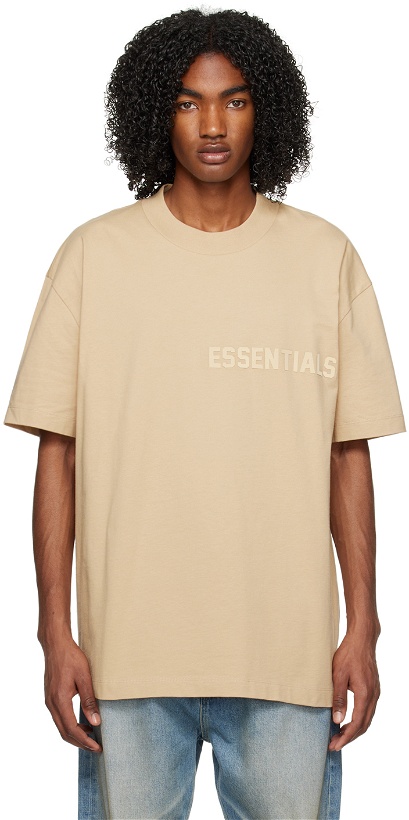 Photo: Fear of God ESSENTIALS SSENSE Exclusive Beige T-Shirt