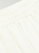 BODE - Winter Garden Straight-Leg Embroidered Cotton Shorts - Neutrals
