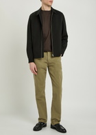 Citizens OF Humanity Elijah Straight-leg Stretch-twill Trousers Beige