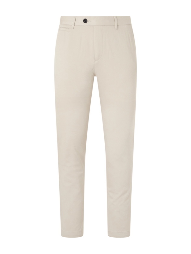 Photo: Mr P. - Samuel Straight-Leg Organic Cotton Chinos - Neutrals