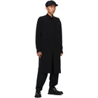 Yohji Yamamoto Black Wool Gabardine Trousers