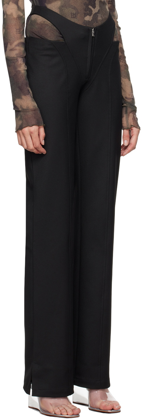 MISBHV Black Cutout Trousers