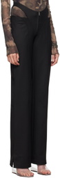 MISBHV Black Cutout Trousers