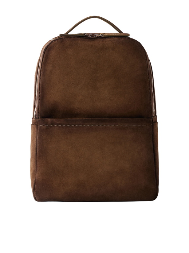 Photo: Officine Creative - Quentin/023 Suede Backpack - Brown