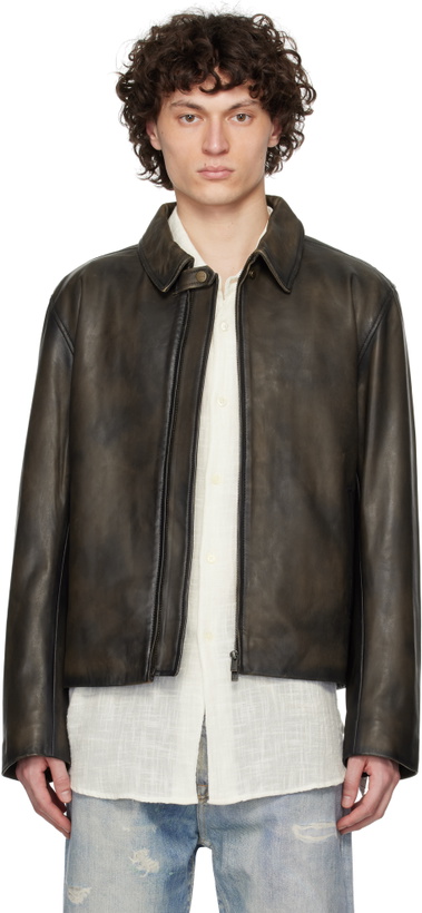Photo: Holzweiler Brown Cillian Leather Jacket