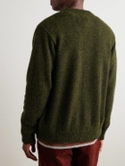Noah - Shetland Wool Cardigan - Green