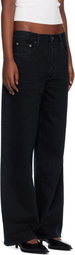 AGOLDE Black Low Slung Baggy 30.5 Jeans