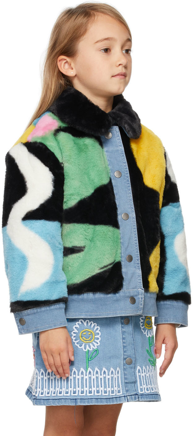 Jacke Aus Fleece in Multicolor - Stella Mc Cartney Kids