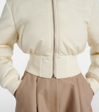 Balenciaga Cropped bomber jacket